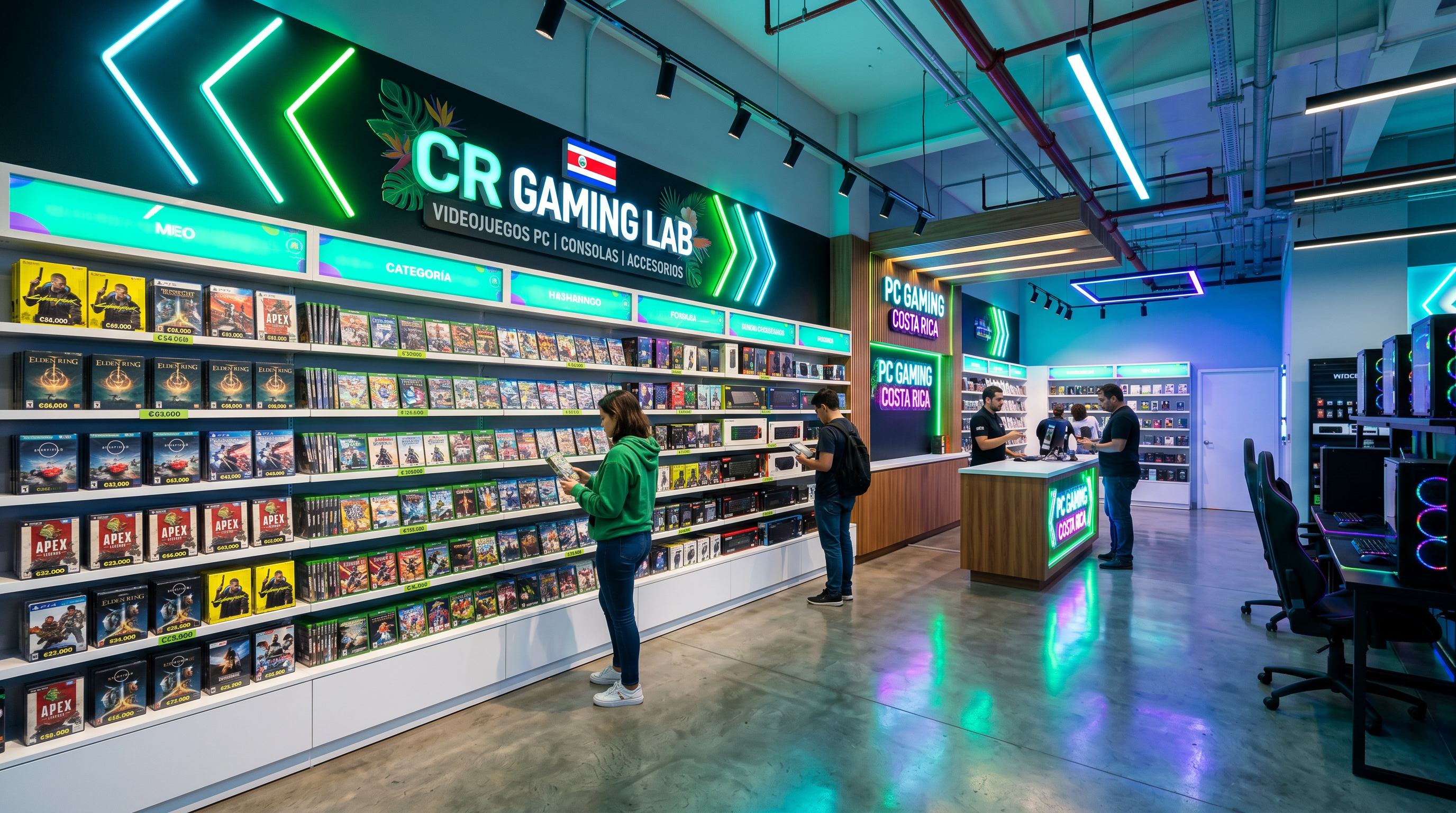Interior de la tienda Danquor
